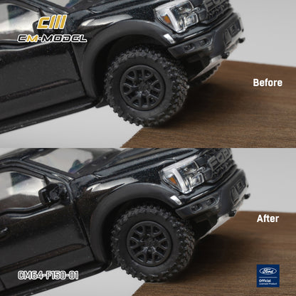 PREORDER CM MODEL 1/64 F-150 Raptor Agate Black Metallic CM64-F150-01  (Approx. Release Date : Q2 2027 subject to manufacturer's final decision)