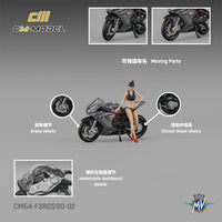 PREORDER CM MODEL 1/64 MV Agusta F3 Rosso Metallic Gray CM64-F3Rosso-02 (Approx. Release Date : Q4 2025 subject to manufacturer's final decision)