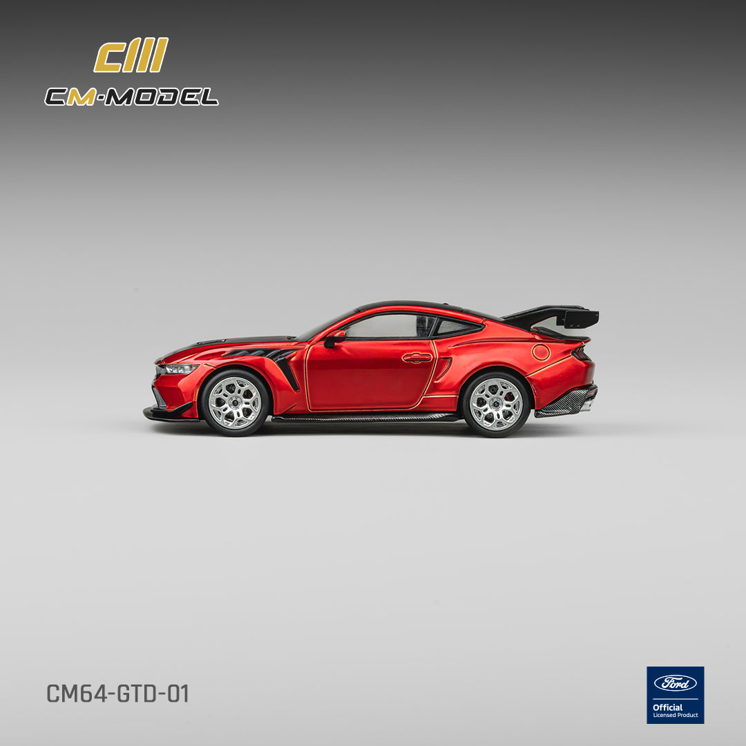 PREORDER CM MODEL 1/64 Ford Mustang GTD Chroma Flame CM64-GTD-01 (Approx. Release Date : Q4 2026 subject to manufacturer's final decision)