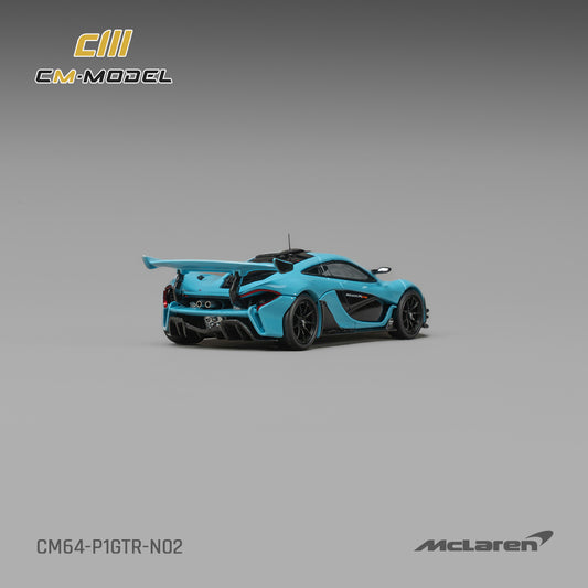 PREORDER CM MODEL 1/64 Mclaren P1GTR Iridium Blue CM64-P1GTR-N02  (Approx. Release Date : Q2 2027 subject to manufacturer's final decision)