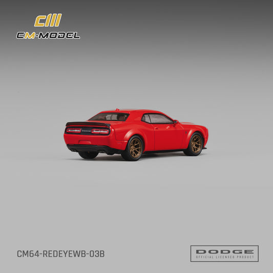 PREORDER CM MODEL 1/64 Dodge Challenger SRT Hellcat Redeye Widebody Torred Clearcoat CM64-REDEYEWB-03 (Approx. Release Date : Q4 2026 subject to manufacturer's final decision)