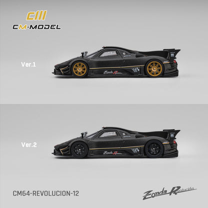 PREORDER CM MODEL 1/64 Pagani Zonda Revlucion Drycarbon (Complimentary Nürburgring Lap Time Model-Specific Decal) CM64-Revolucion-12 (Approx. Release Date : Q2 2026 subject to manufacturer's final decision)