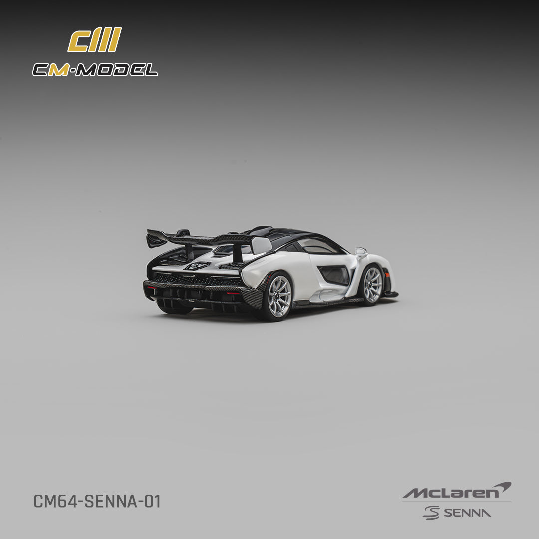 PREORDER CM MODEL 1/64 McLaren Senna Silica White CM64-SENNA-01 (Approx. Release Date : Q4 2026 subject to manufacturer's final decision)