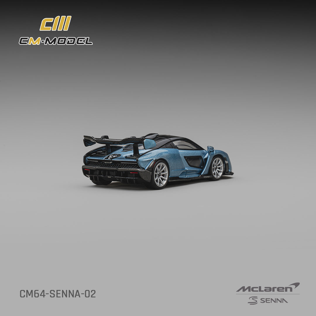 PREORDER CM MODEL 1/64 Mclaren Senna Ice blue CM64-Senna-02 (Approx. Release Date : Q4 2026 subject to manufacturer's final decision)