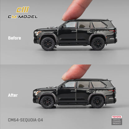 PREORDER CM MODEL 1/64 Toyota Sequoia Midnight Black CM64-SEQUOIA-04 (Approx. Release Date : Q4 2026 subject to manufacturer's final decision)