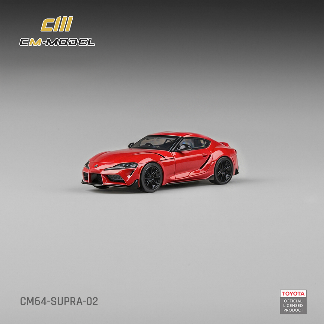 PREORDER CM MODEL 1/64 Toyota GR Supra Renaissance Red 2.0 CM64-Supra-02 (Approx. Release Date : Q4 2026 subject to manufacturer's final decision)