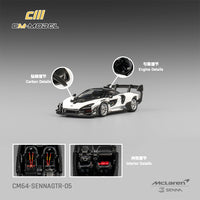 CM MODEL 1/64 Mclaren SennaGTR White CM64-SennaGTR-05