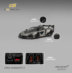PREORDER CM MODEL 1/64 Mclaren Senna GTR Metallic Silver Gray CM64-SennaGTR-11 (Approx. Release Date : Q1 2026 subject to manufacturer's final decision)