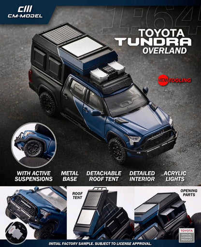 CM MODEL 1/64 Toyota Tundra Overload Camper CM64-TUNDRA-OL01