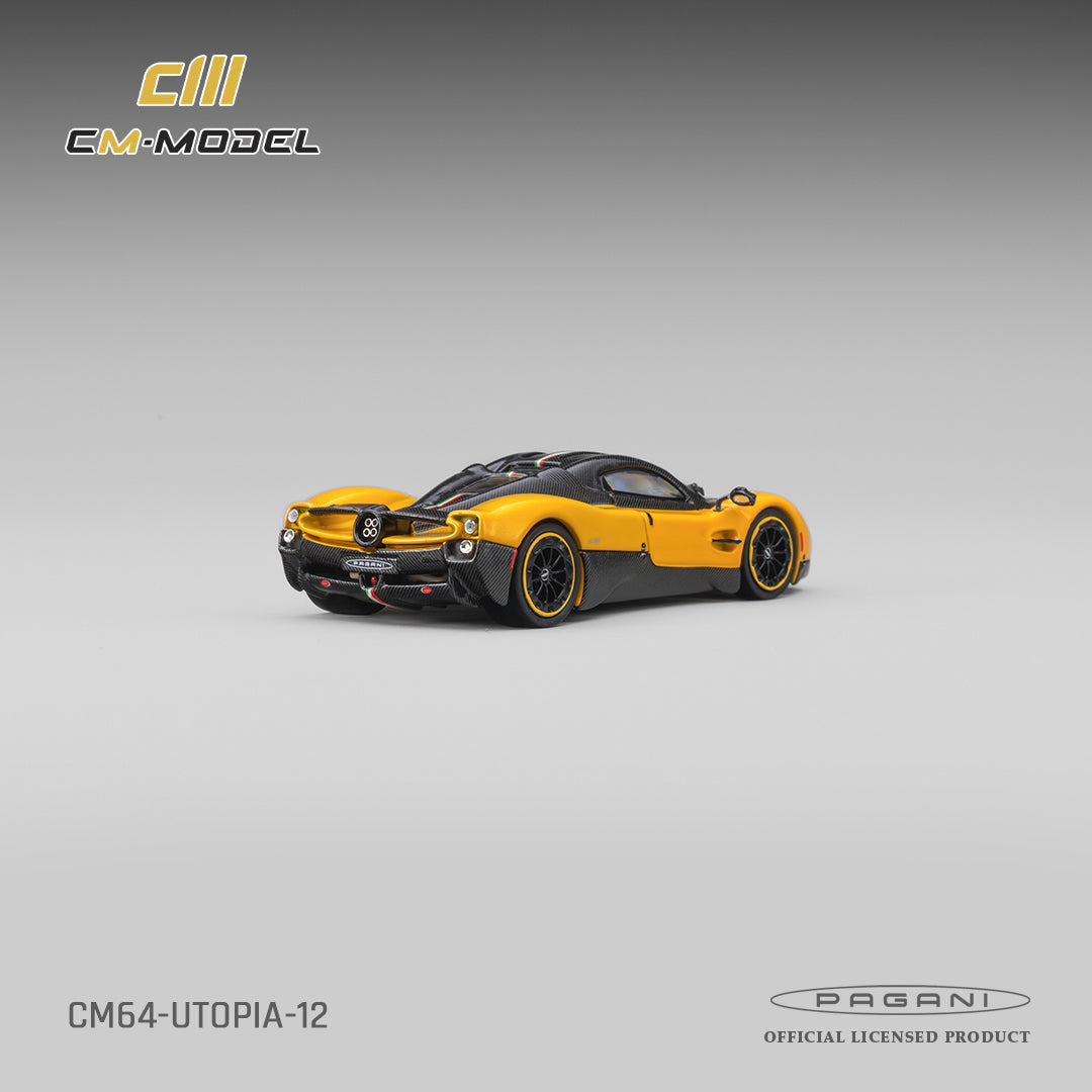 PREORDER CM MODEL 1/64 Pagani Utopia Giallo Ginevra CM64-UTOPIA-12 (Approx. Release Date : Q4 2026 subject to manufacturer's final decision)