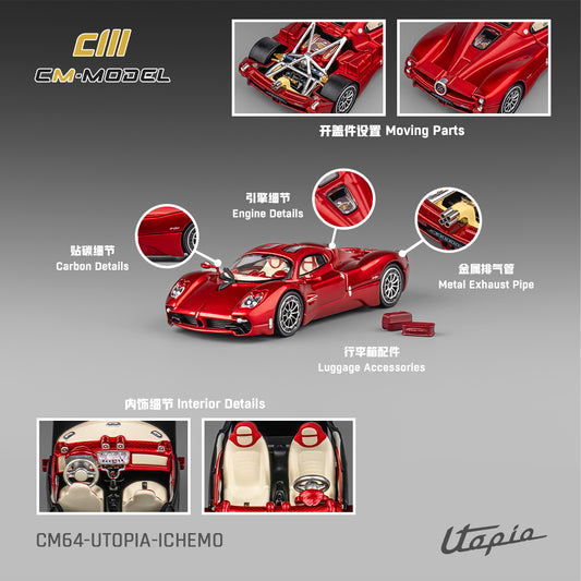 CM MODEL 1/64 Pagani Utopia customized version CM64-Utopia-ICHEMO