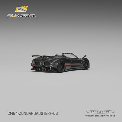 PREORDER CM MODEL 1/64 Pagani ZondaF Roadster Montecarlo Gray CM64-ZONDAROADSTERF-03 (Approx. Release Date : Q2 2027 subject to manufacturer's final decision)