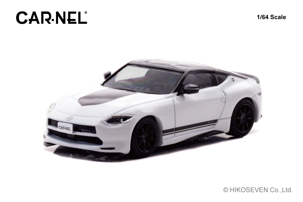 CAR-NEL 1/64 Nissan Fairlady Z Version ST Customized Edition 2023 Prism White CN640041