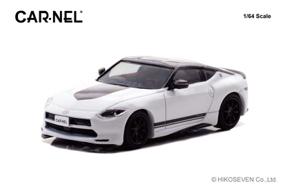 CAR-NEL 1/64 Nissan Fairlady Z Version ST Customized Edition 2023 Prism White CN640041