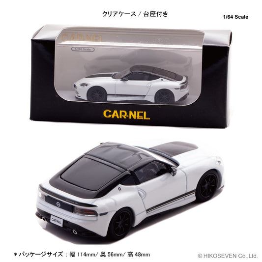 CAR-NEL 1/64 Nissan Fairlady Z Version ST Customized Edition 2023 Prism White CN640041
