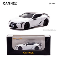 PREORDER CAR-NEL 1/64 Lexus LC500 “AVIATION” 2021White Nova Glass Flake CN640043 (Approx. Release Date : Q1 2025 subjects to the manufacturer's final decision)