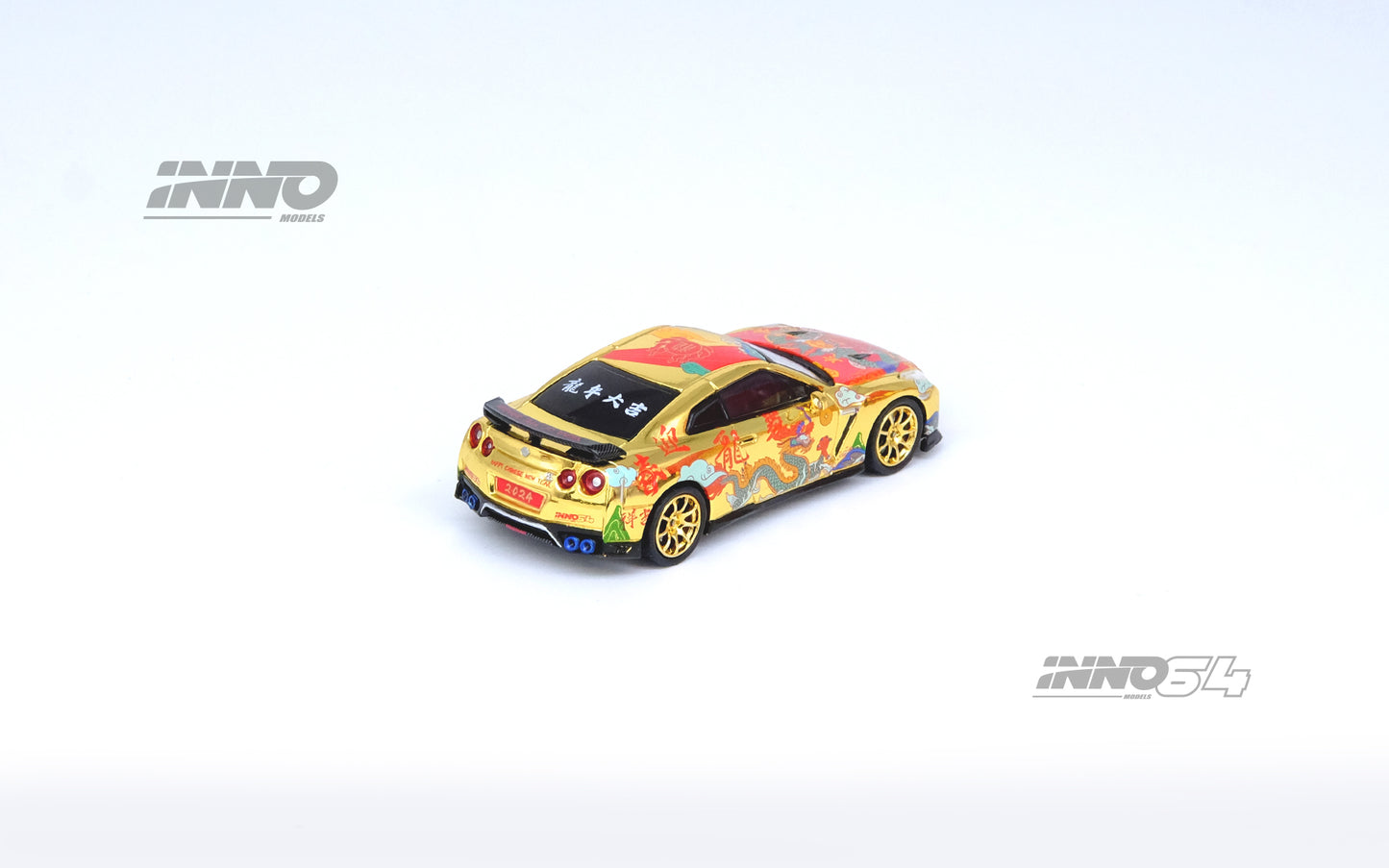 INNO64 1/64 NISSAN GT-R (R35) Year Of The Dragon Special 2024 CNY Edition IN64-R35-CNY24