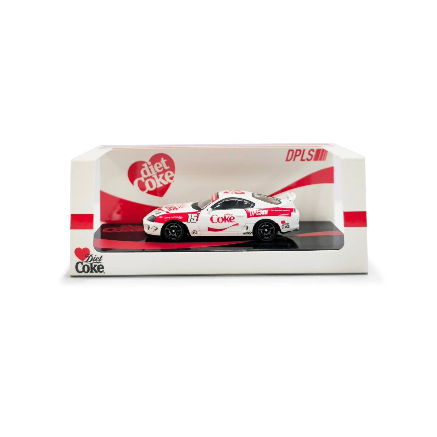 DPLS x INNO 1/64 Coca Cola Toyota Supra (A80) Box Set  HKTS 2025 Exclusive Event Model COKE117