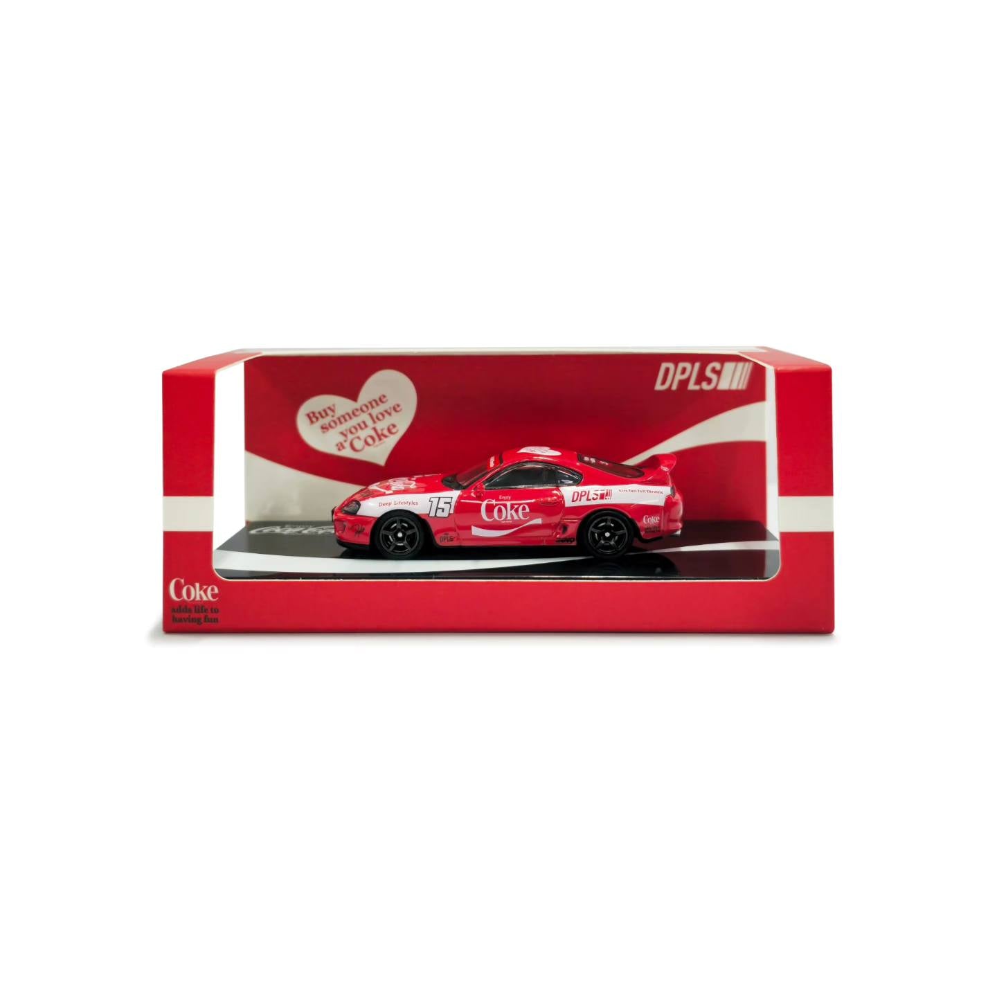 DPLS x INNO 1/64 Coca Cola Toyota Supra (A80) Box Set  HKTS 2025 Exclusive Event Model COKE117