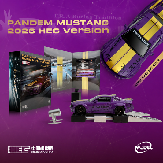 MODELMODEL 1/64 PANDEM MUSTANG 2026 HEC VERSION MM64-PM-HEC2026  **CHASE CARS ARE RANDOMLY PACKED**