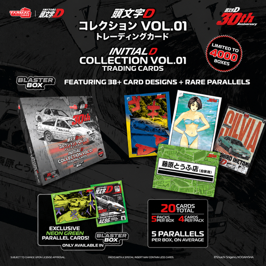 Tarmac Cards Initial D Collection Vol.01 - 30th Anniversary - Blaster Box TC-IDC-B01