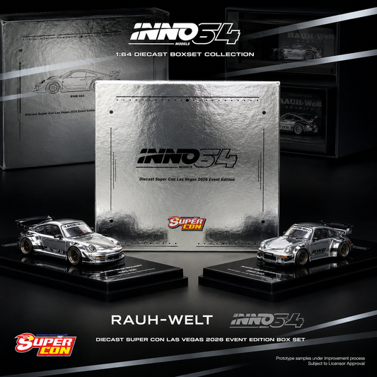 INNO64 DIECAST SUPER CON LAS VEGAS 2026 EVENT EDITION BOX SET IN64-DSCLV26-BS **Limited to ONE per customer**