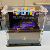 PREORDER POPRACE 1/64 LAMBORGHINI COUNTACH LPI 800-4 Special Edition in Shimmery Viola Pasifae HONG KONG TOYCAR SALON 2025 PR640293 (Approx. Release Date: Sep 2025 and subject to the manufacturer's final decision)