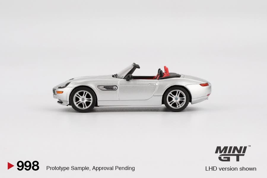 MINI GT 1/64 BMW Z8 Silver MGT00998-BL