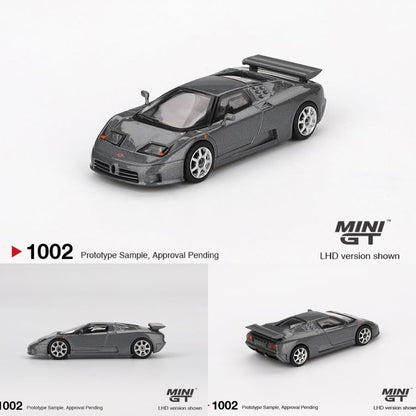 MINI GT 1/64 Bugatti EB110 Super Sport Grigio Scuro MGT01002-BL