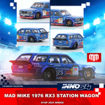 PREORDER INNO64 1/64 MAD MIKE 1976 MAZDA RX3 Station Wagon D1GP Series 2024 IN64-RX3P-D1GP24 (Approx. Release Date : APRIL 2025 subject to the manufacturer's final decision)