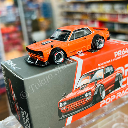 POPRACE 1/64 Skyline GT-R V8 Drift (Hakosuka) PR640032