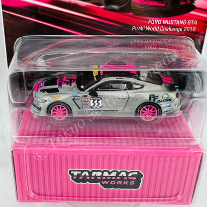 *CHASE CAR* Tarmac Works 1/64 Global64 Ford Mustang GT4 Pirelli World Challenge 2018 T64G-011-PWC