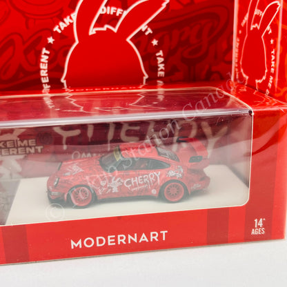 MODERNART 1/64 RWB 964 Cherry Red with Figurine