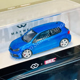 MAXWELL 1/64 GOLF R MK6 Two-Door Pearl Blue Ordinary (HEC 2025 Event Model)