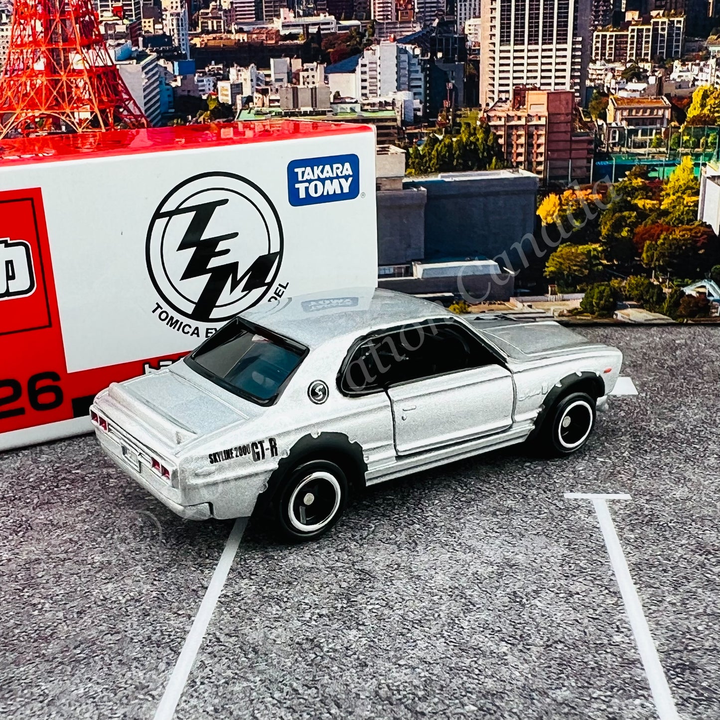 TOMICA EVENT MODEL NO.26 Nissan Skyline 2000GT-R Racing (Silver)
