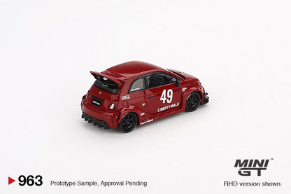 MINI GT 1/64 LB-WORKS x Abas Works ABARTH 595 Red MGT00963-BL
