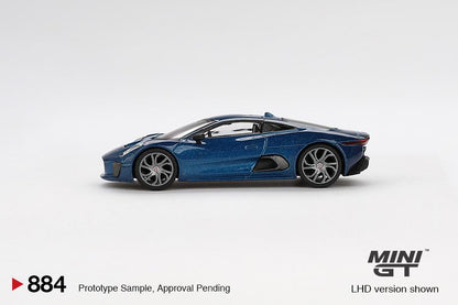 MINI GT 1/64 Jaguar C-X75 Blue MGT00884-BL