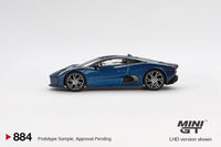 PREORDER MINI GT 1/64 Jaguar C-X75 Blue MGT00884-L (Approx. Release Date : Q2 2025 subject to manufacturer's final decision)