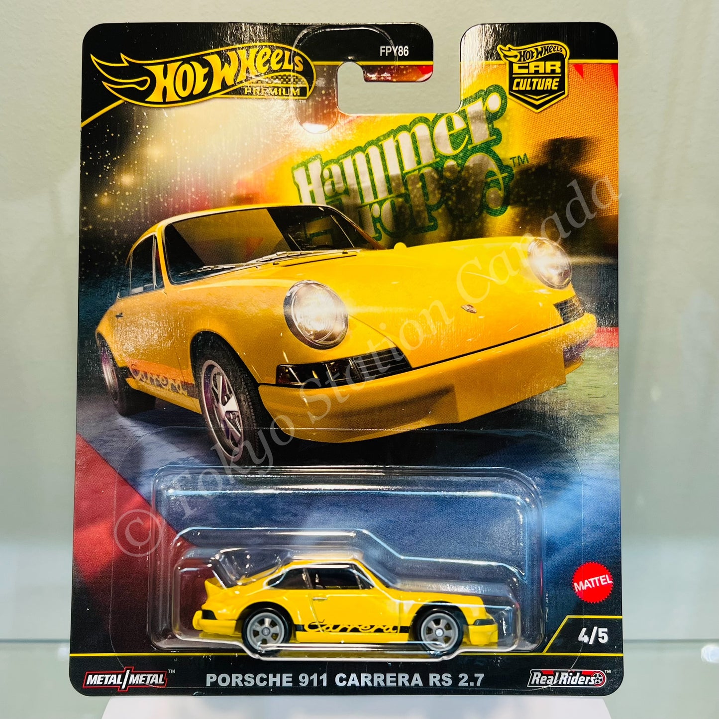 HOTWHEELS PREMIUM CAR CULTURE PORSCHE 911 CARRERA RS 2.7 HRW07