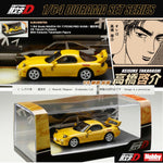 HOBBY JAPAN 1/64 MAZDA RX-7 (FD3S) RED SUNS / INITIAL D vs Takumi Fujiwara  With Keisuke Takahashi Figure HJ645007DA