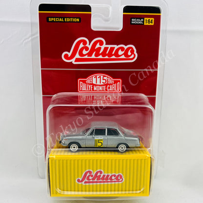 *CHASE CAR* Tarmac Works x Schuco 1/64 BMW 2002  Rally Monte Carlo 1969 *** Schuco Special Edition *** T64S-007-MC69