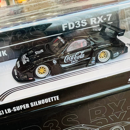 INNO64 1/64 MAZDA RX7 (FD3S) LB-SUPER SILHOUETTE - Black IN64-LBWK-RX7-01
