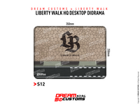 PREORDER DREAM CUSTOMS Desktop Diorama 350mmx 250mm with LB Logo S12 (Approx. Release Date: Q1 2026 and subject to the manufacturer's final decision)