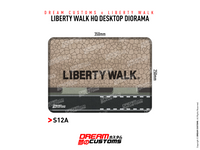 PREORDER DREAM CUSTOMS Desktop Diorama 350mmx 250mm with LIBERTYWALK S12a (Approx. Release Date: Q1 2026 and subject to the manufacturer's final decision)