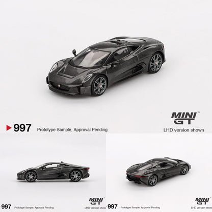 MINI GT 1/64 Jaguar C-X75 Test Car – Black MGT00997-BL