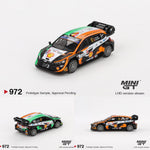 PREORDER MINI GT 1/64 Hyundai i20 N Rally1 #11 2023 Rally Croatia  Power Stage Winner MGT00972-L (Approx. Release Date : Q3 2025 subject to manufacturer's final decision)