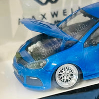 MAXWELL 1/64 GOLF R MK6 Two-Door Pearl Blue with BBS Lowride (HEC 2025 Event Model)
