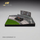 PREORDER CM MODEL 1/64 Diorama Set with Zonda Revo (Complimentary Nürburgring Lap Time Model-Specific Decal) CM64-DIORAMASET-01 (Approx. Release Date : Q2 2026 subject to manufacturer's final decision)