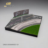 PREORDER CM MODEL 1/64 Diorama Set with Zonda Revo (Complimentary Nürburgring Lap Time Model-Specific Decal) CM64-DIORAMASET-01 (Approx. Release Date : Q2 2026 subject to manufacturer's final decision)