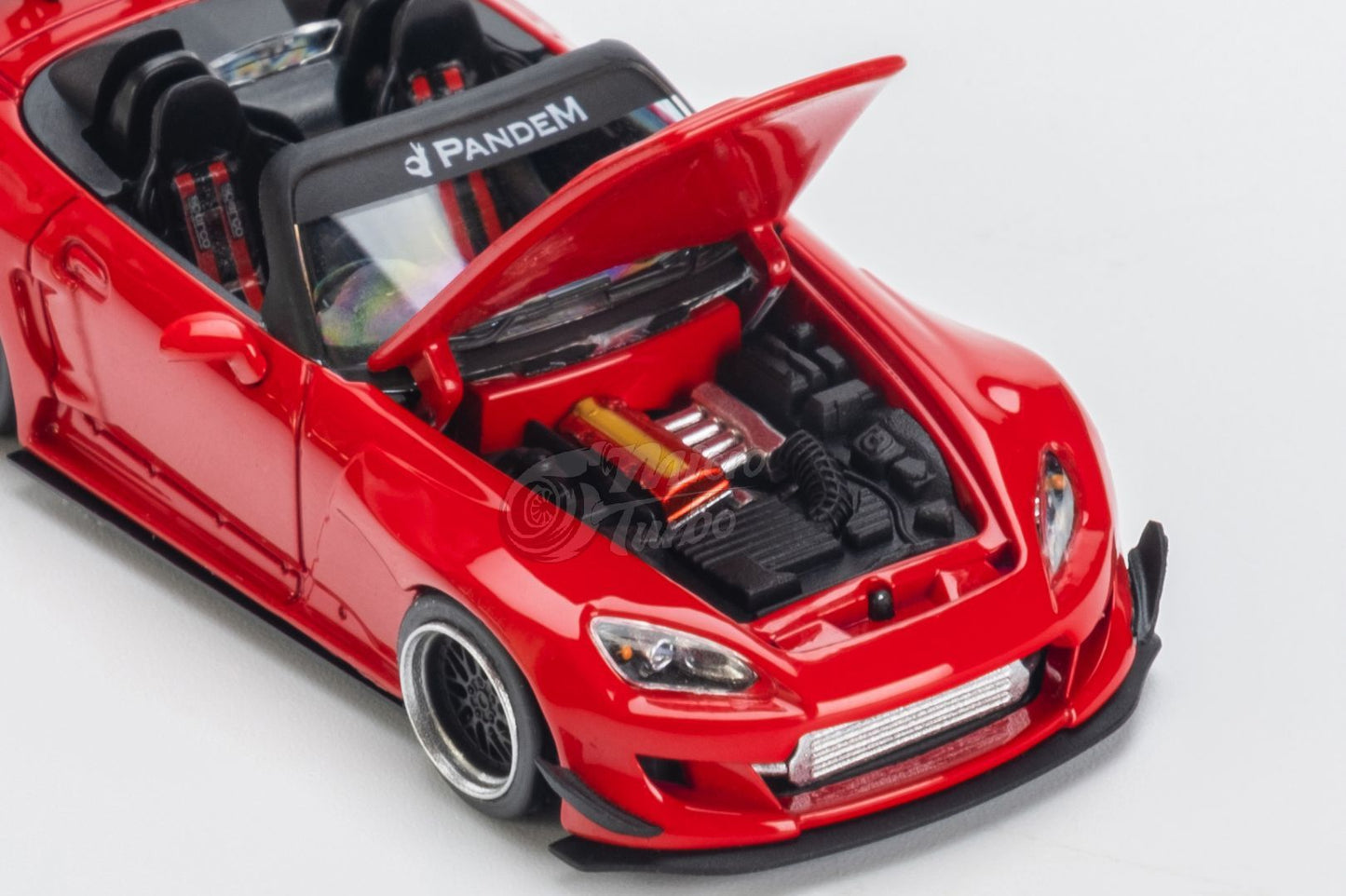 Micro Turbo 1/64 Custom S2000 PANDEM ROCKET BUNNY - RED